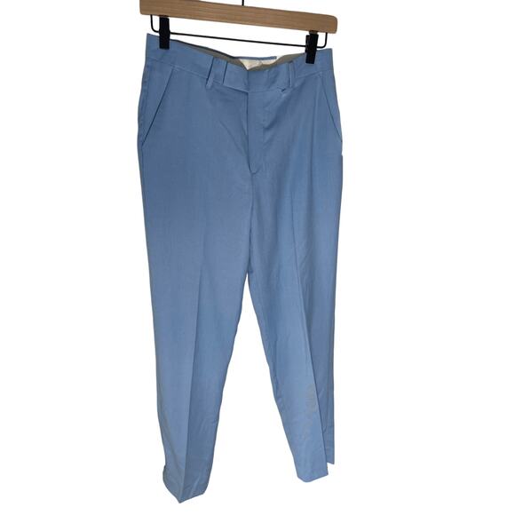 NWT Calvin Klein Sz 16 Blue Flat Front Slim Fit Boys Dress Slacks Preppy School - Picture 1 of 6
